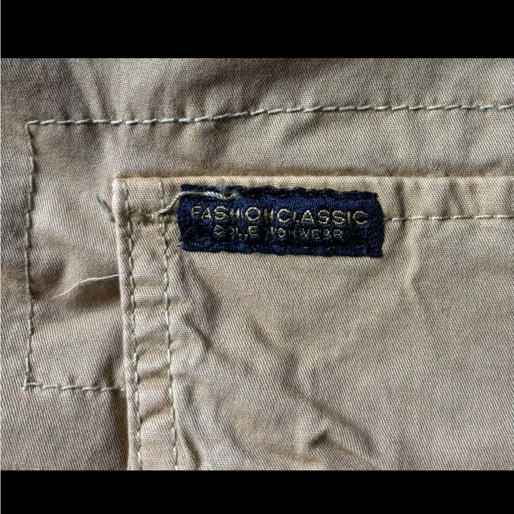 NWT QXL 100% Cotton Men's Tan Cargo Shorts